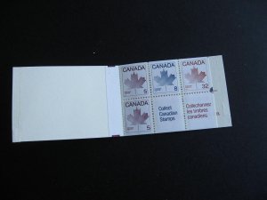 Canada black paper error UT Bk 84 MNH faulty paper see pictures