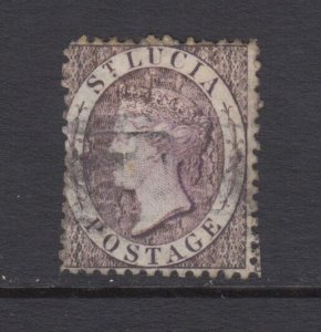 St. Lucia, Scott 9a (SG 13a), used