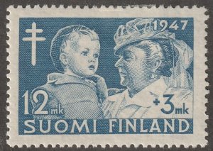 Finland, stamp,  Scott#B85,  mint, hinged, 12+3mk, semi postal,