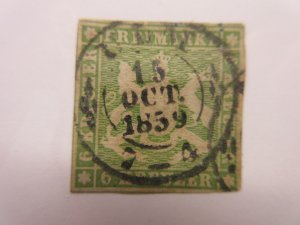 German States WURTTEMBERG Scott 16 USED Lot11 Cat $125