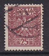 Poland    #260  used  1928    Eagle Arms   25g