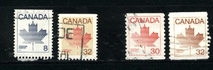 Can #943,946,950-51   -2  used VF  PD