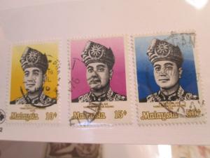 Malaysia #141-143 used