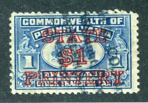 PA ST42 - $1 - Used - Pennsylvania Stock Transfer Tax