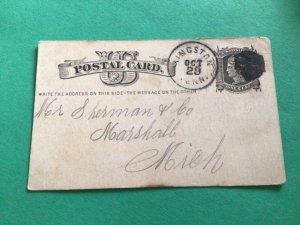 United states Early Sherman & Co postal card A14424