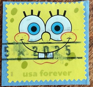 US #6026 Used Single OP Sponge Bob