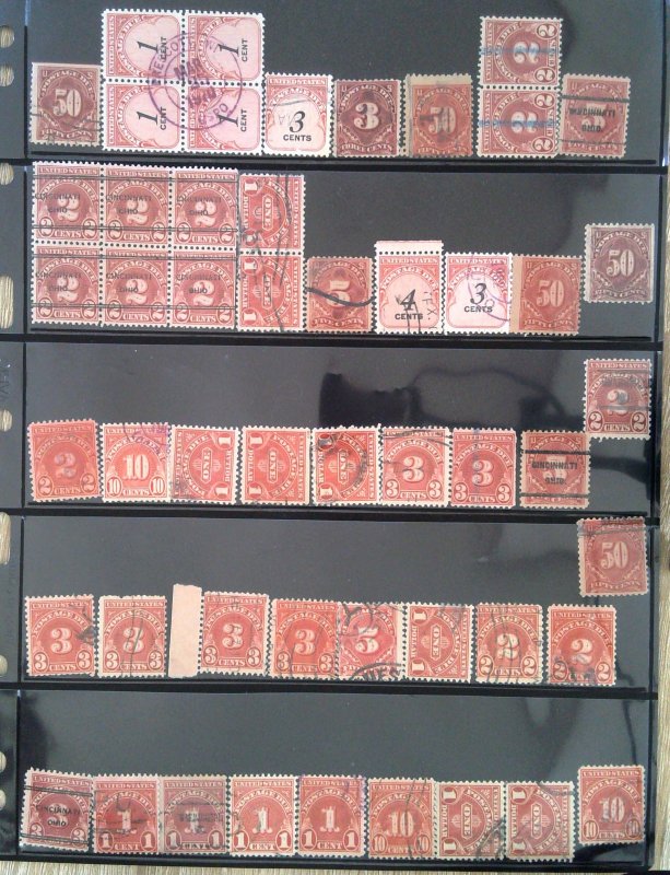 Small Collection Postage Due Lot