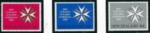 New Zealand 815-17 MNH 1985 St John Ambulance Assoc (an2127)