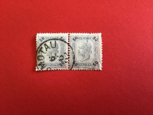 Austria 1899 Used Franz  Josef  Stamps Pair R43639