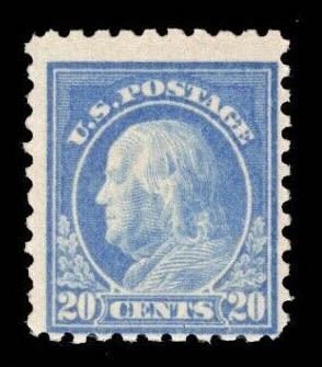 US STAMPS #476 20c P10 NO WMK MINT OG H LOT #82484-13