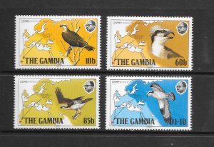 BIRDS - GAMBIA #485-8  MNH