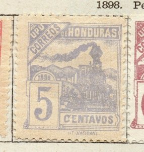 Honduras 1898 Early Issue Fine Mint Hinged 5c. NW-173843