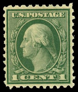 US Sc 543 F-VF/MH -1921 1¢ Washington Perf 10 - Rotary Press