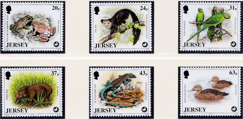 Jersey 806-11 Wildlife Preservation 1997 MNH