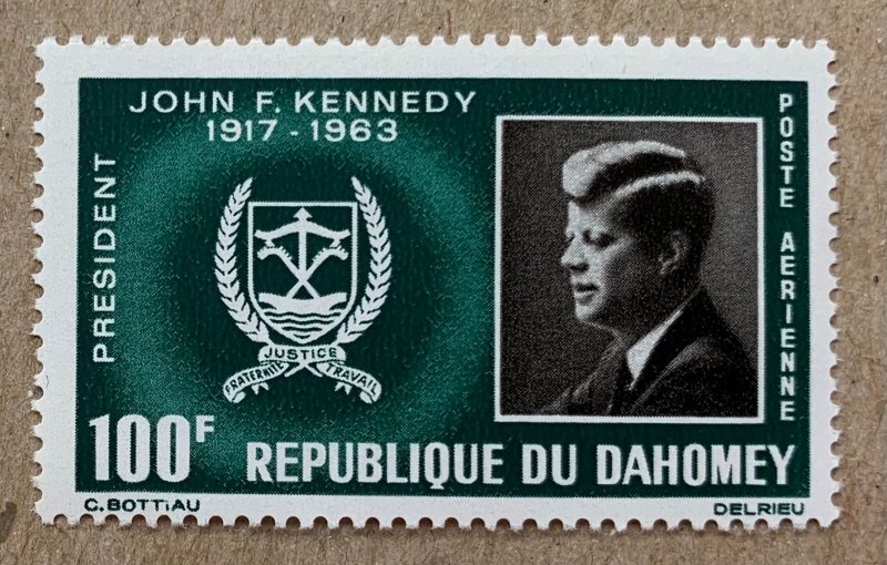 Dahomey 1964 Kennedy JFK, MNH.  Scott C30, CV $2.00