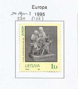 LITHUANIA - 1995 - Europa -  Perf Single Stamp - M L H