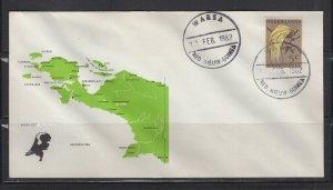 Netherlands New Guinea cover postmark WARSA 1961  (#23)