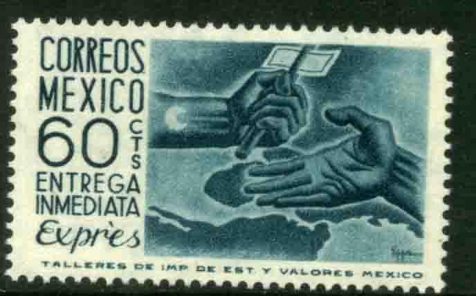 MEXICO E15, 60cents 1950 Definitive 2nd Printing wmk 300. MINT, NH. F-VF.