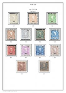 Portuguese Colonies and Territories  1880-1973 PDF(DIGITAL) STAMP ALBUM PAGES