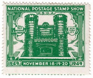 (I.B) US Cinderella : ASDA National Postage Stamp Show (New York 1949)