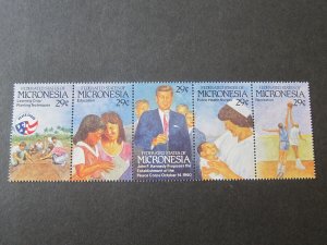 Micronesia 1992 Sc 150 John F Kennedy set MNH