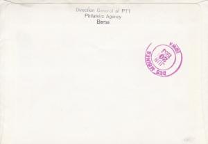 Switzerland 1953 Pro Patria Complete (5) First Day Cover Registered to U.S.