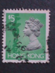 ​HONG KONG-CHINA 1992 SC# 651B QUEEN ELIZABETH II STAMP- USED VERY FINE