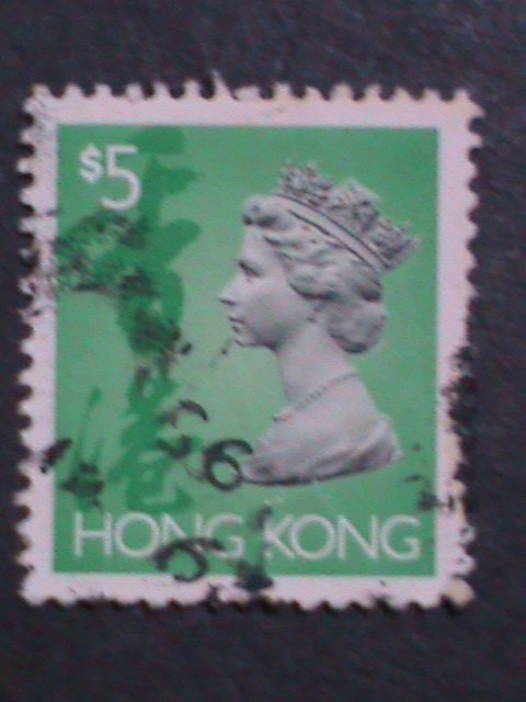 ​HONG KONG-CHINA 1992 SC# 651B QUEEN ELIZABETH II STAMP- USED VERY FINE