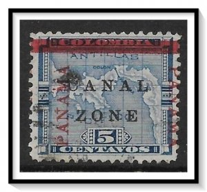 Canal Zone #12 Map Used