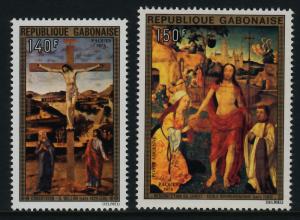 Gabon C160-1 MNH Easter, Art, Crucifixion