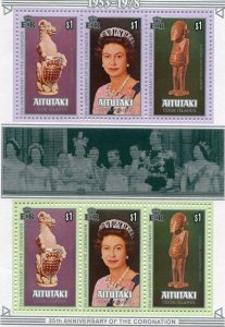 Aitutaki (Cook islands)1978 QUEEN ELIZABETH II Sheet Perforated Mint (NH)