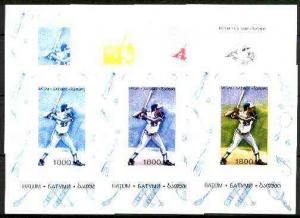 Batum 1996 Sports - Baseball 1800 value sheetlet - the se...