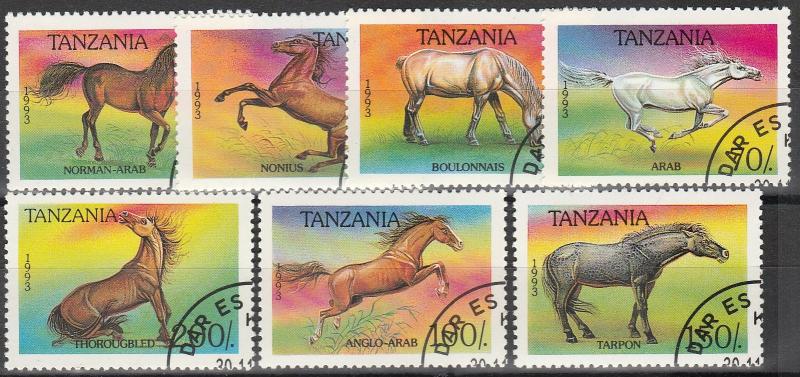 Tanzania #1152-8 F-VF Used CV $6.00 (S1113)