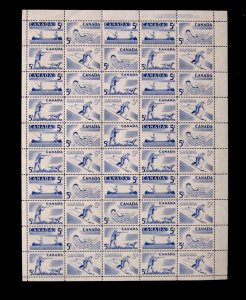 CANADA - SCOTT# 365-368 - PANE 50 - MNH - CAT VAL $20.00