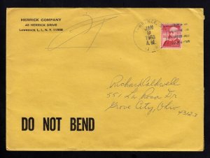 Scott #1045 12c LIBERTY ISSUE - SINGLE FRANKING 3rd Class, Scott Cat $75.00