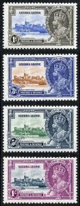 Sierra Leone SG181/84 1935 Silver Jubilee Set M/M