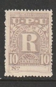 1899 Columbia (Antiquia) - Sc F4 - MH VF - 1 single - 'R'