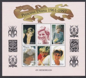 2119-20 Antigua Princess Diana SS MNH
