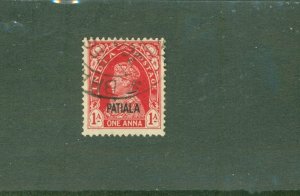 NABHA  INDIAN STATE Φ USED BIN $1.00