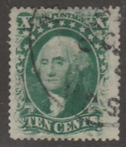 U.S. Scott #35 Washington Stamp - Used Single