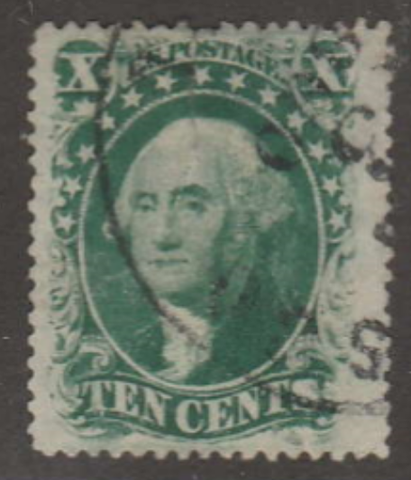 U.S. Scott #35 Washington Stamp - Used Single