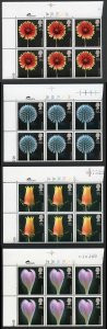 SG1347/50 1987 Flowers Cylinder Blocks of 6 Set U/M