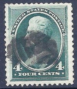 USA 1883 Scott 211 used scv $27.50 Less 70%=$8.25