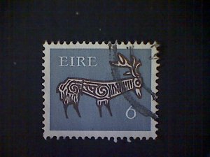 Ireland (Éire), Scott 299, used(o), 1971, stag, 6p, blue gray and dark brown