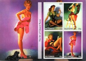 TONGO SHEET IMPERF CINDERELLA ART PIN UP PIN-UP