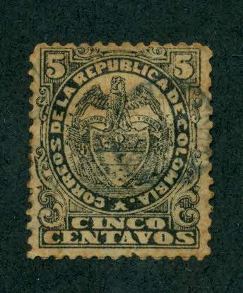 Colombia 1892 #151 U SCV (2018) = $0.35