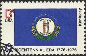 # 1647 USED STATE FLAG KENTUCKY