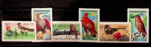 Czechoslovakia Sc 1339-1344 MNH Set of 1965 - Birds