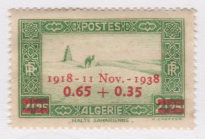 FRENCH ALGERIA SEMI-POSTAL 1938 65c+35c on 2.25fr MNH** Stamp X731-