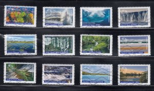 France 2022 Sc#6153-6164 Our Blue Planet Set Used